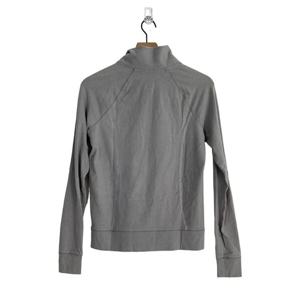 Victoria's Secret Pink Yoga Gray Quarter Zip Pullover Athletic Jacket Size Small - Picture 2 of 9